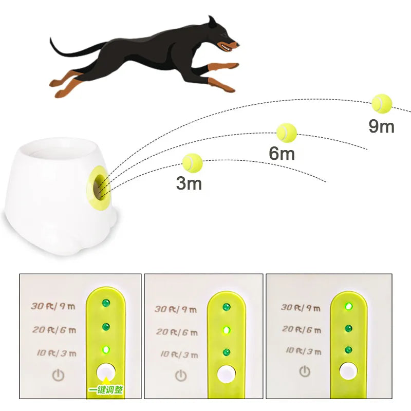 Pet Tennis Ball Launcher Jumping Ball Toys