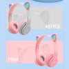 Cute Cat Ears Wireless Headphone Flash Light